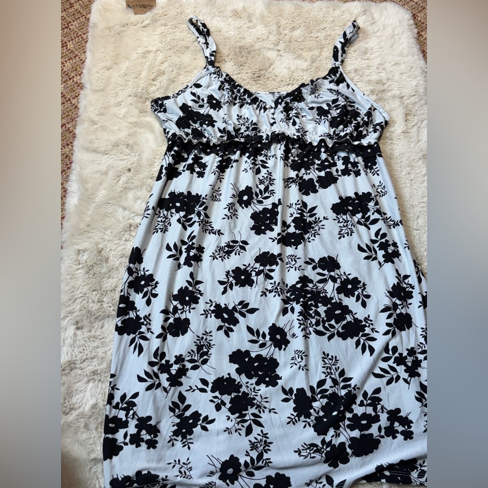 Fashion Bug Black and White Floral Top